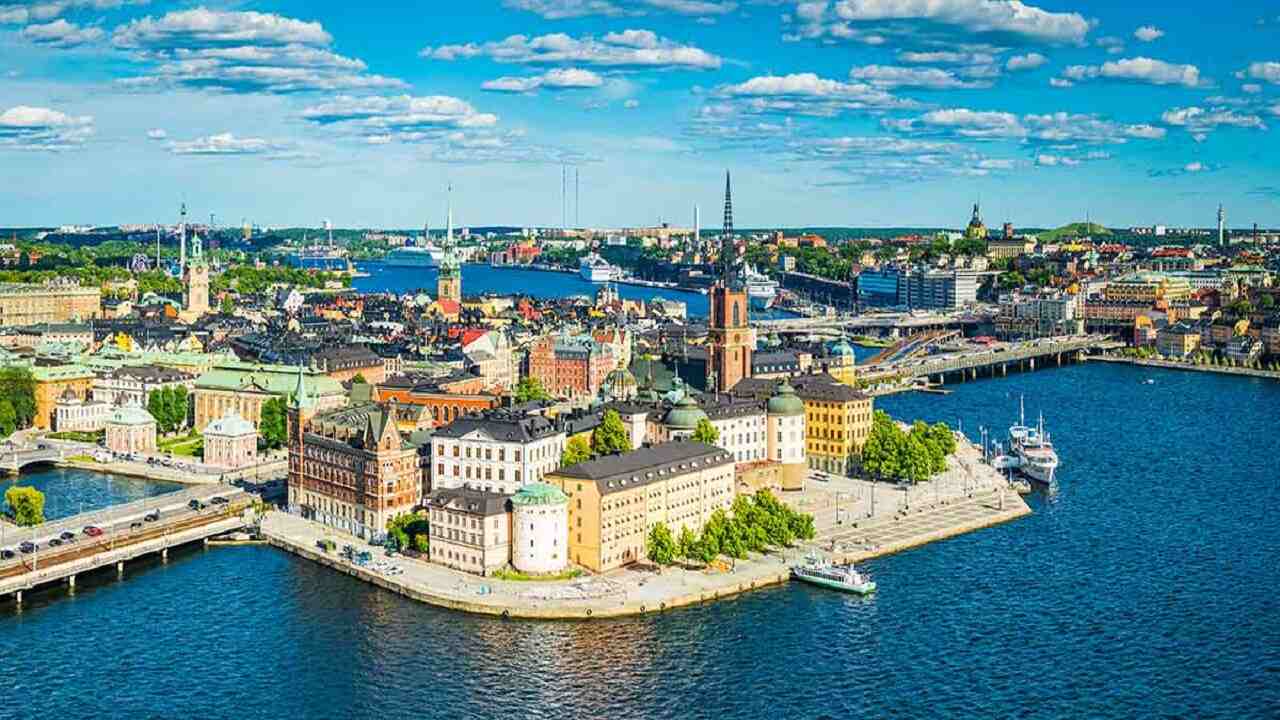 Entertainment On Stockholm Island, Sweden